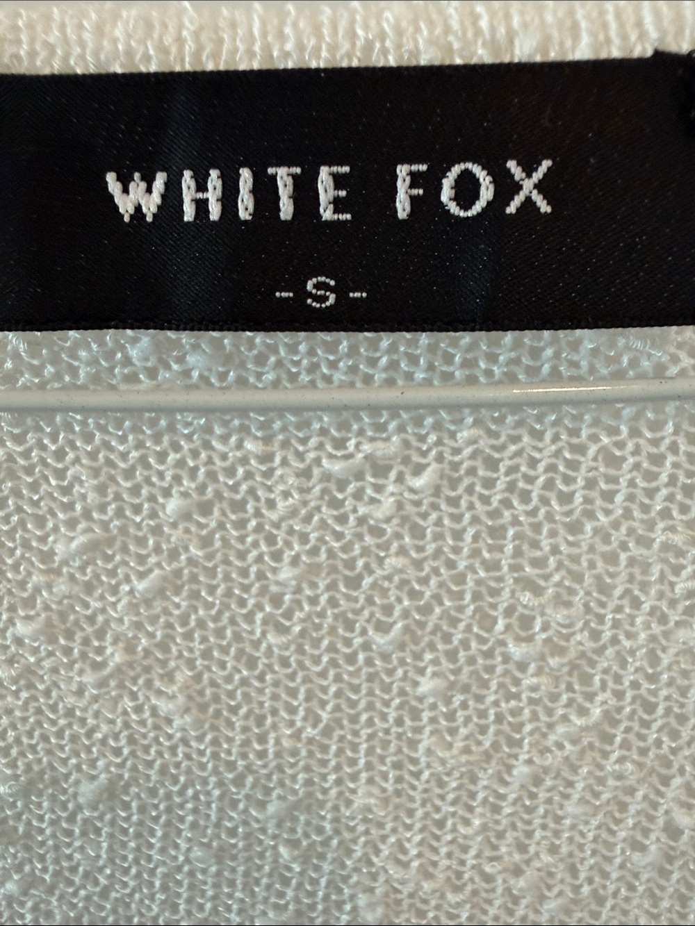 White Fox White Malta Mermaids Open-Back Long Sleeve Maxi Dress Size Small - Picture 4 of 4